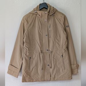 Michael Kors Hooded Trench Coat - Tan